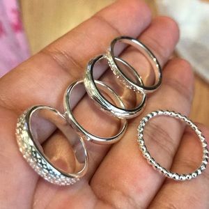 Silver rings